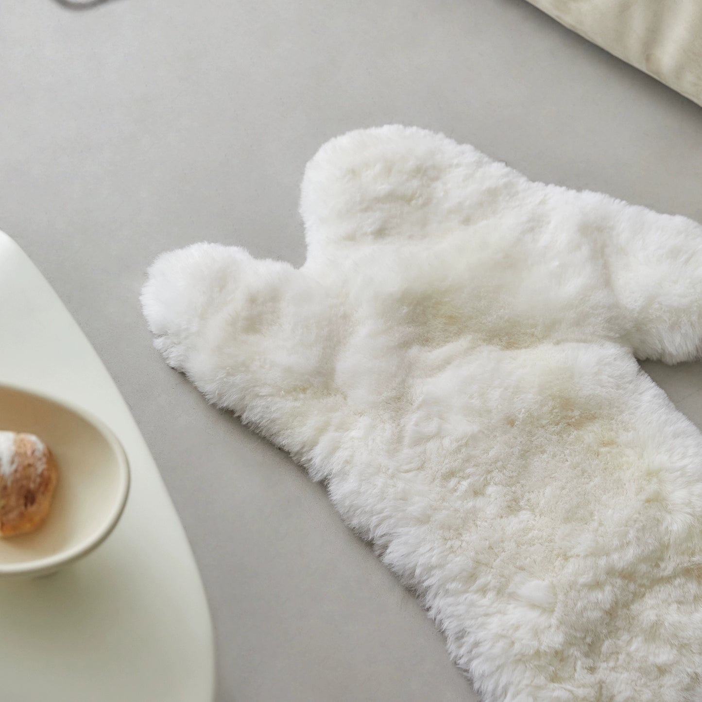 Kaninchen Teppich Reine Wolle Schlafzimmer Erker Fenster Matte Einfache Nachttisch Decke Dekoration Wohnzimmer Boden Matte Hohe Sinn 