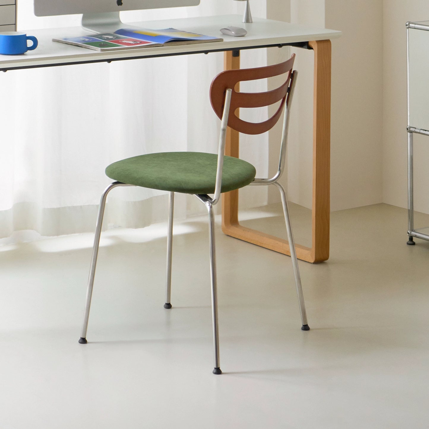 Nordic einfache esszimmer stuhl mittelalterlichen massivholz edelstahl stuhl hause designer restaurant rückenlehne hocker 