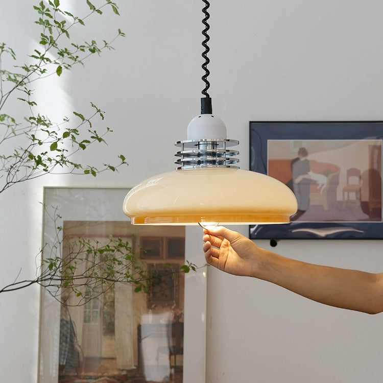 Mittelalterlicher Kronleuchter Creme Wind Esszimmer versenkbarer Kronleuchter Vintage Retro Bar Lampe Wohnzimmer Home 