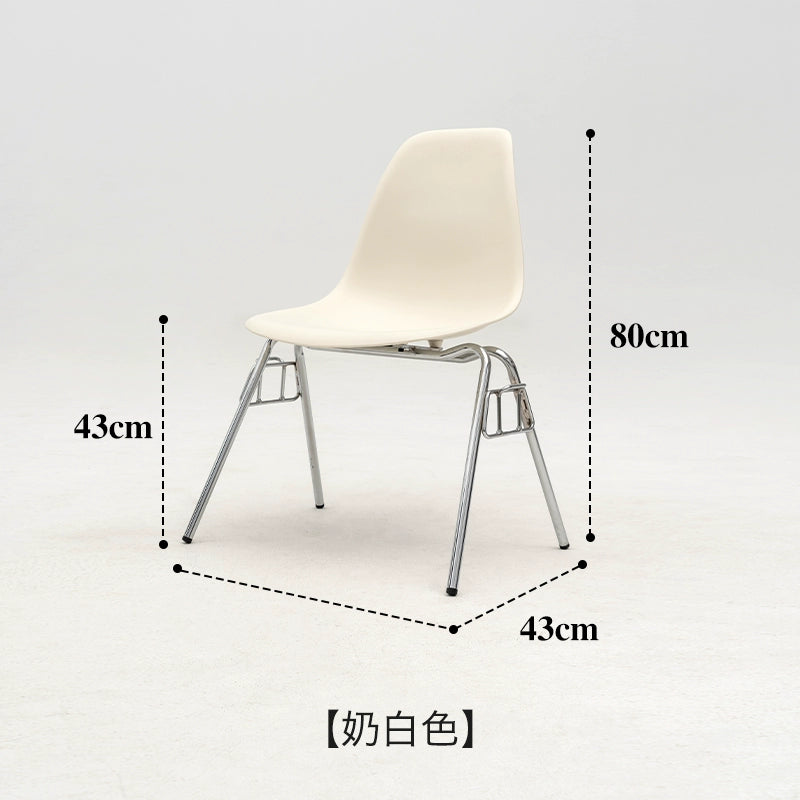 Eames Stuhl Mittelalterlicher Designer Esszimmerstuhl Ins Popularins Einfacher Stuhl mit Rückenlehne 