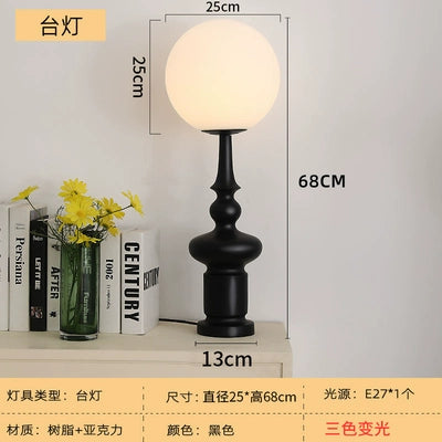 Römische Säulenstehlampe Italienische Designer-Schreibtischlampe Retro-Wohnzimmer-Dekorlampe Fotografie-Requisiten 