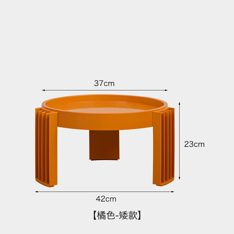 Mittelalterlicher kreativer Couchtisch aus Kunststoff, Ins-Kombinations-Couchtisch, für den Haushalt, Wohnzimmer, niedriger Tisch, Sofa, Beistelltisch 