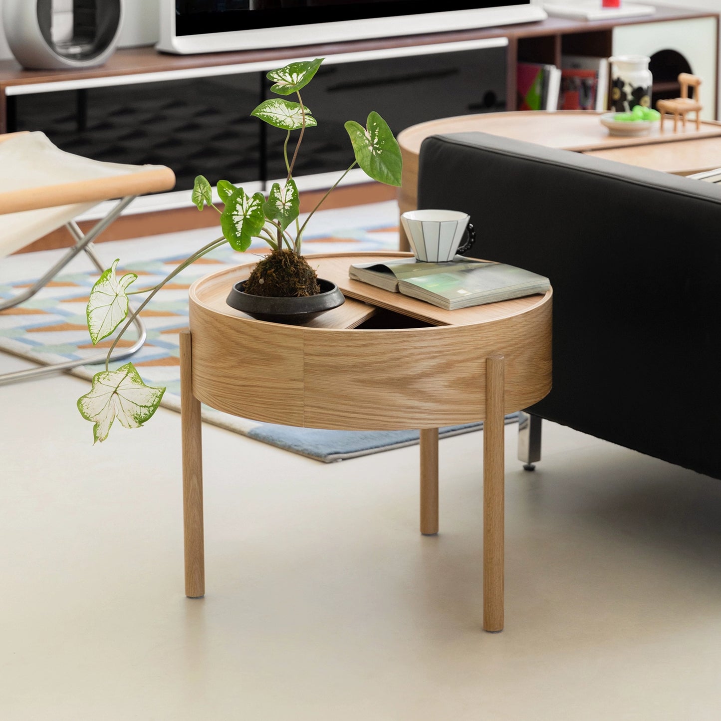 Log Wind Couchtisch Kleine Wohnung Lagerung Teetisch Wohnzimmer Haushalt Massivholz Niedriger Tisch Licht Luxus Fortgeschrittene Mittelalter 