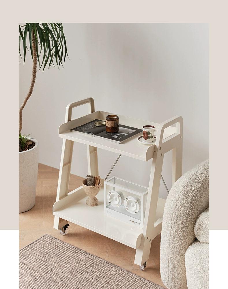 Mehrschichtiger Aufbewahrungsrand, Eckablage, herausnehmbarer Aufbewahrungskorb, nordischer Stil, Ins Popularins, transparenter Trolley 