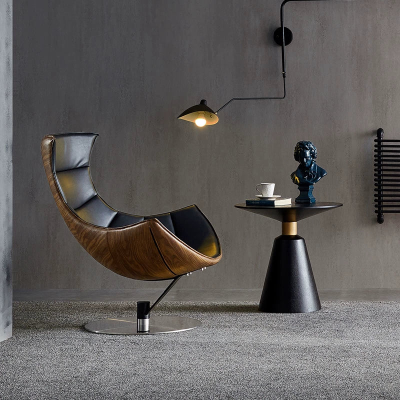 Nordic Light Luxury Round Coffee Table Extremely Simple and Fashionable Small Round Table Balcony Western Restaurant Negotiation Round Table