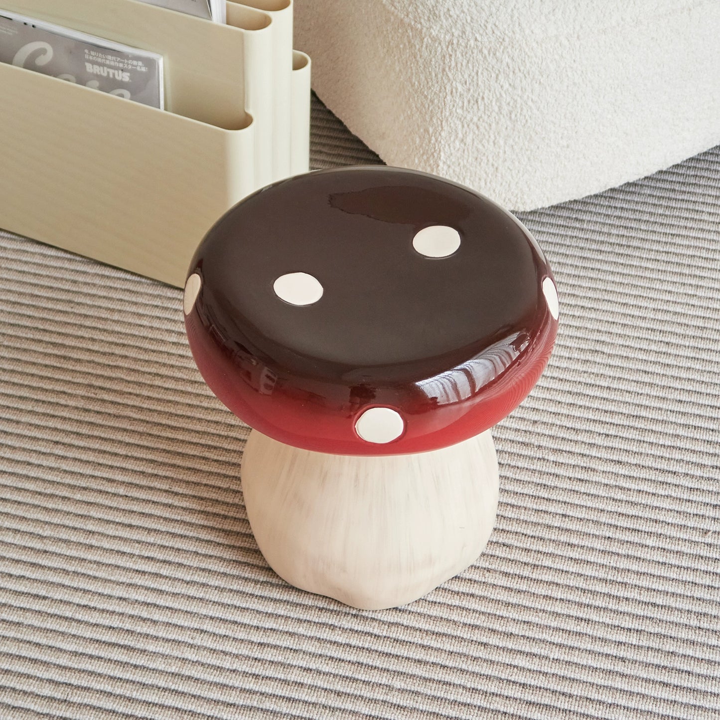 Pilzhocker, kreativer, süßer kleiner Hocker, Wohnzimmer, Zuhause, Schuhwechselhocker, Kinder, Ins Popularlow Hocker, Designer 