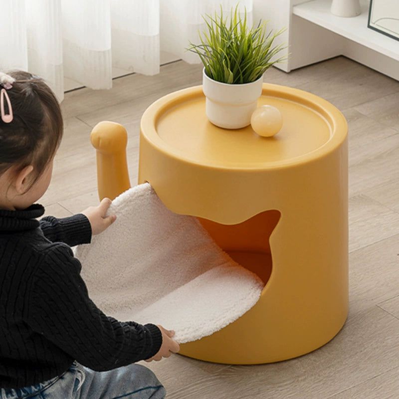 Lucky Cat Couchtisch Katzennest Kreative Cartoon Seite Paar Multifunktionale Lagerung Sofa Regal Nachttisch