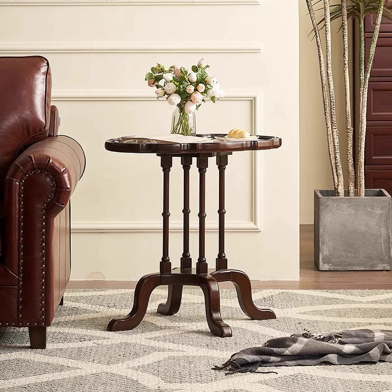 Cloud Edge Paar französischer Retro-Stil Massivholz Couchtisch Nordic Designer Sofa Balkon Ecke Paar kreativ 