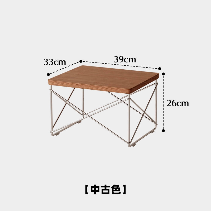 Eames Side Paar Nordic Einfache Ins Stil Kleine Kaffee Tisch Mittelalterlichen Massivholz Kleine Wohnung Bay Fenster Niedriger Tisch 