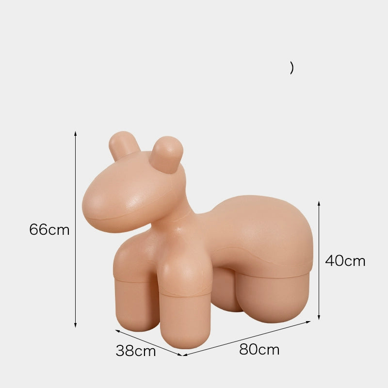 Pony Stuhl Cartoon Kinder Niedriger Hocker Kreative Tier Schuhwechselhocker Internet Prominente Ins Nordic Hocker Hause 