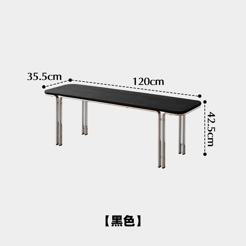 Mittelalterliche Massivholzbank, einfacher, leichter, luxuriöser High-End-Nachttischhocker, Schuhwechselhocker für Zuhause, kreativ