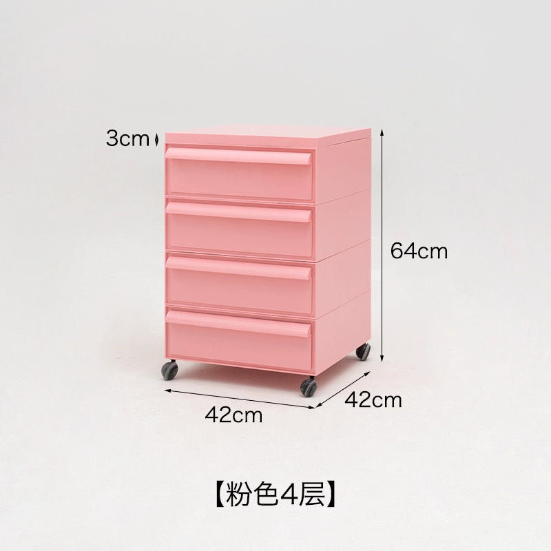 Mehrschichtiger Schlafzimmerschrank Internet-Promi-Nachttisch Ins Wind Antiker Lagerschrank Kleiner mobiler Schrank 