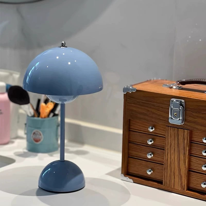 Dänische dekorative Tischlampe Nordic einfache Retro Ins Beliebte Nachttischlampe Ins mittelalterliche Knospen-Umgebungslampe 