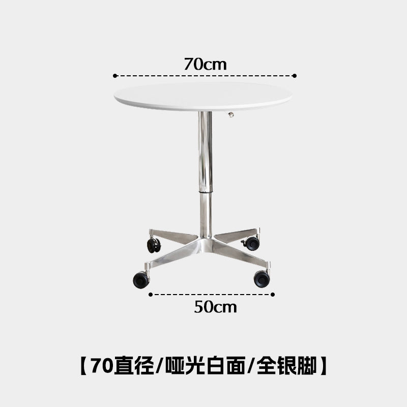 Heben retro kaffee tisch einfache kleine wohnung kaffee tisch kleine runde tisch abnehmbare büro computer tisch 