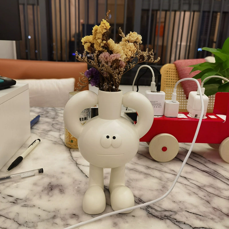 Korea Nette Ins Getrocknete Blume Vase Kreative Dekorative Ornament Simulierte Blume Anordnung Mädchen Geschenk 