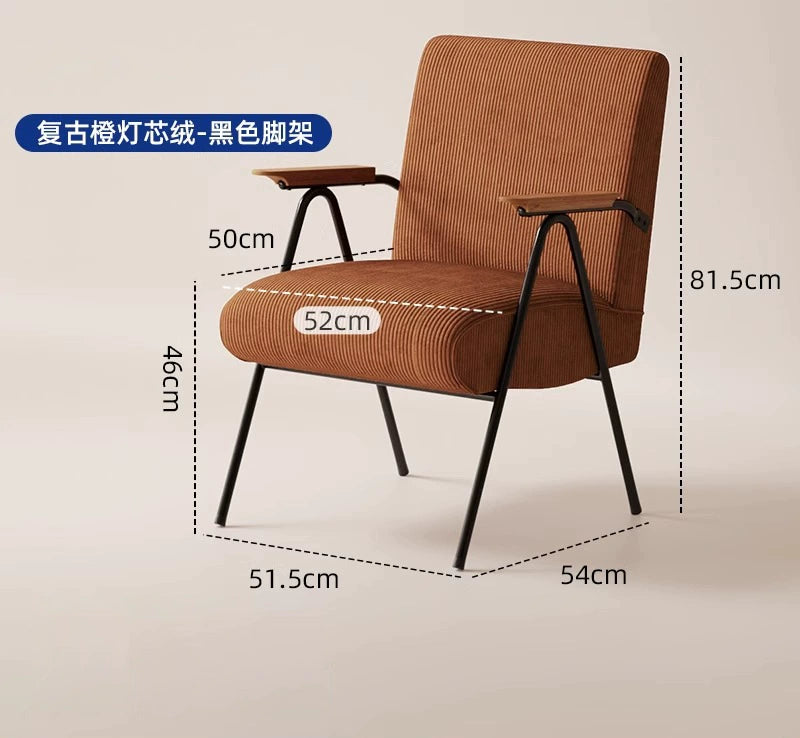 Nordic Retro Sofa Stuhl Medieval Einzigen Liege Balkon Wohnzimmer Ins PopularLeisure Stuhl Cafe 