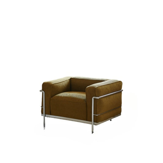 LC3 Sofa Corbusier Medieval Wabi-sabi Living Room Corduroy Fabric Single Sofa