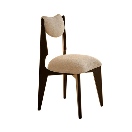 Nordic massivholz esszimmer stuhl mittelalterlichen modell zimmer kreative stuhl weiche tasche lamm wolle dressing hocker licht luxus 