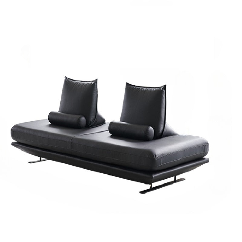 Prado Sofa Designer Small Apartment Living Room Leather Sofa Straight Row Double-sided Sofa