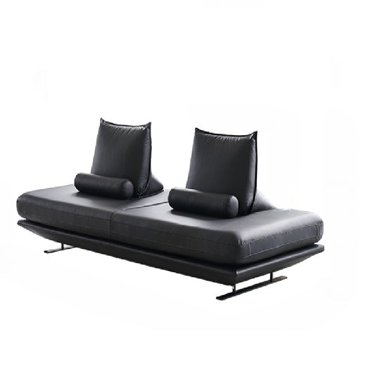 Prado Sofa Designer Small Apartment Living Room Leather Sofa Straight Row Double-sided Sofa