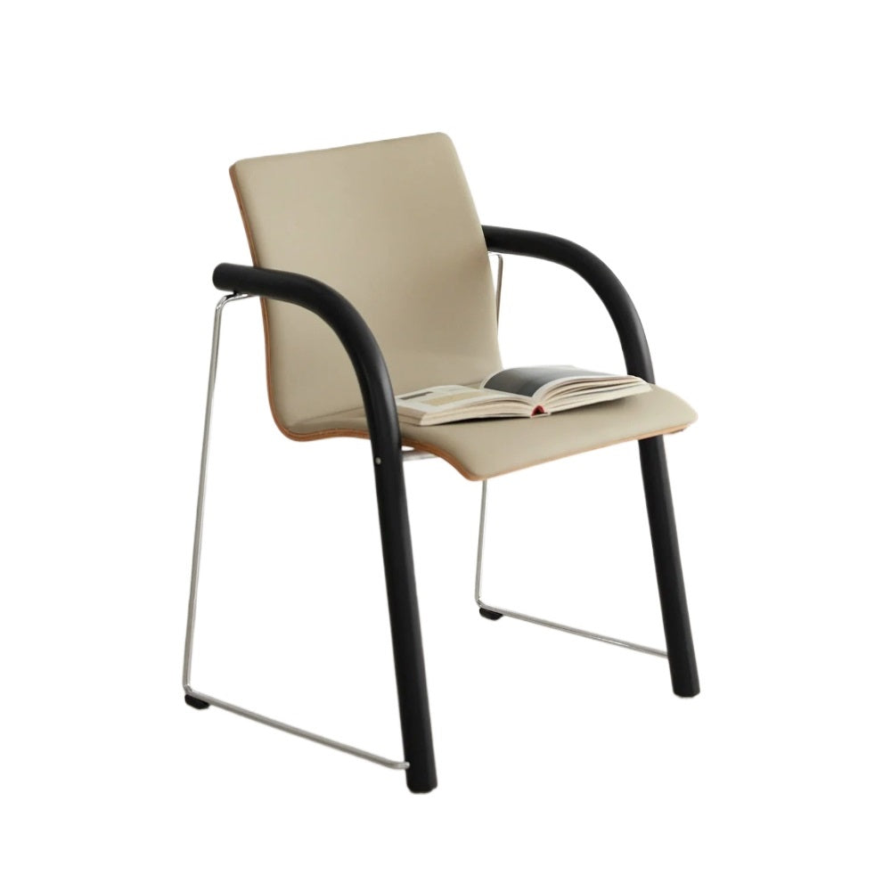 Nordic Retro Esszimmerstuhl Designer Light Luxury High-End-Stuhl Italienischer Verhandlungsstuhl Minimalistische Kreativität 