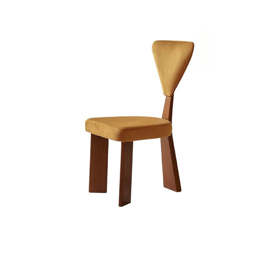 Designer Mittelalterlicher Esszimmerstuhl Haushaltsstuhl aus Massivholz Künstlerischer Rückenlehnenhocker Leichter Luxus-High-End-Stuhl 