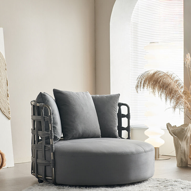 Italian Minimalist Bass Leisure Chair Designer Living Room Villa Single Sofa High-end Minimalist Lazy Sofa Recliner