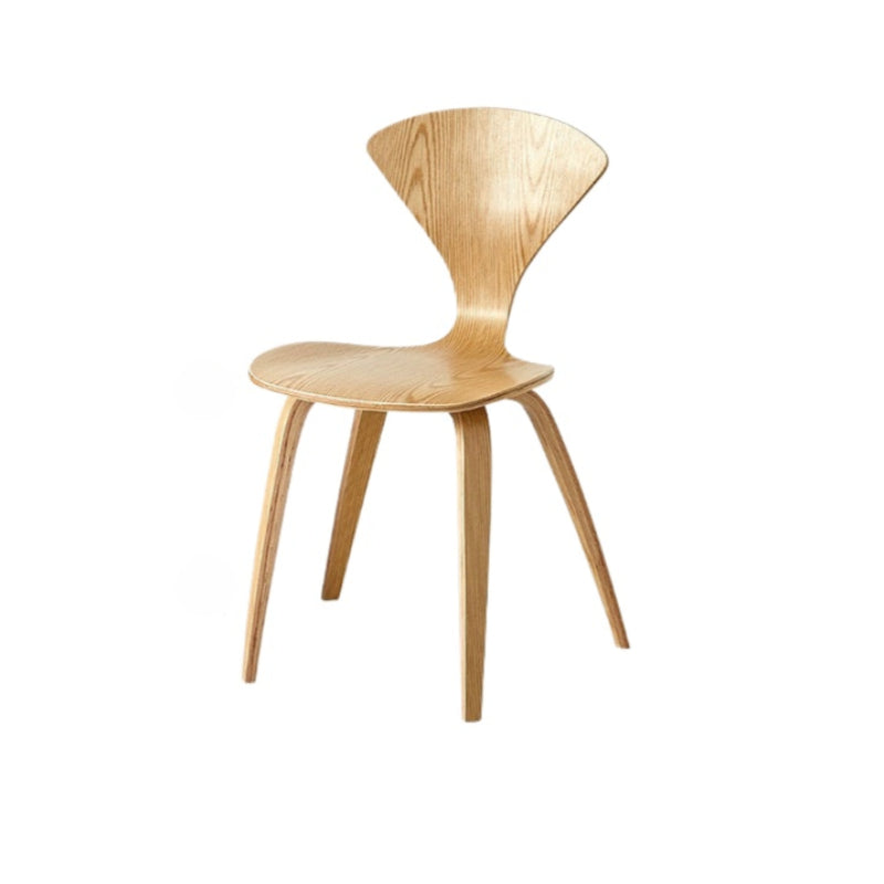 Cherner Stuhl Amerikanischer Retro-Esszimmerstuhl im Industriestil Café Casual Stuhl Massivholz-Rückenlehne Designer 