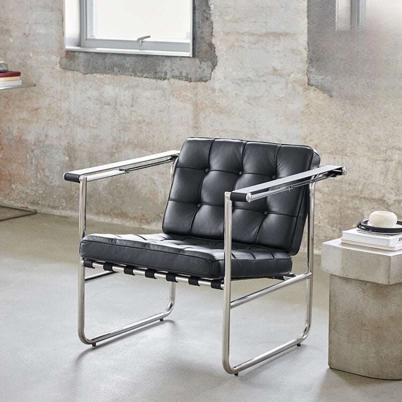 Medieval Bauhaus Hans Chair HE 113 Chair Living Room Balcony Leisure Chair Minimalist Single Sofa Negotiation Chair
