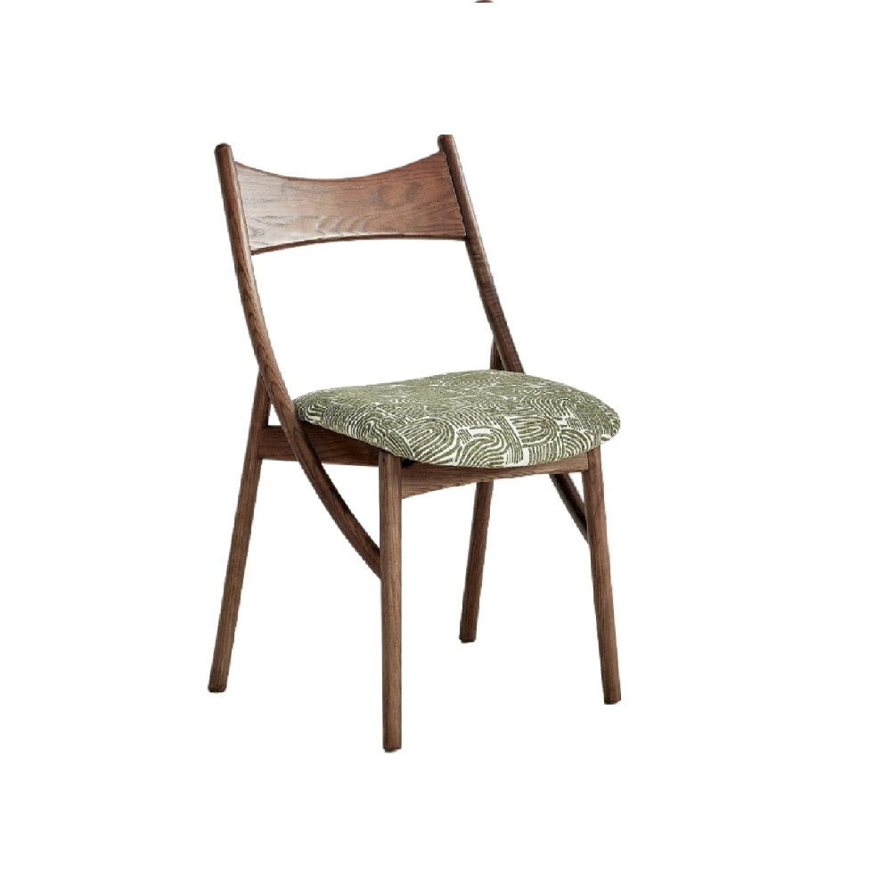 Mittelalterlicher Esszimmerstuhl aus Massivholz, Heimlehnenstuhl, Designer, weiche Tasche, Teetrinkstuhl, Meisterstuhl, Licht, Luxus, fortgeschritten 