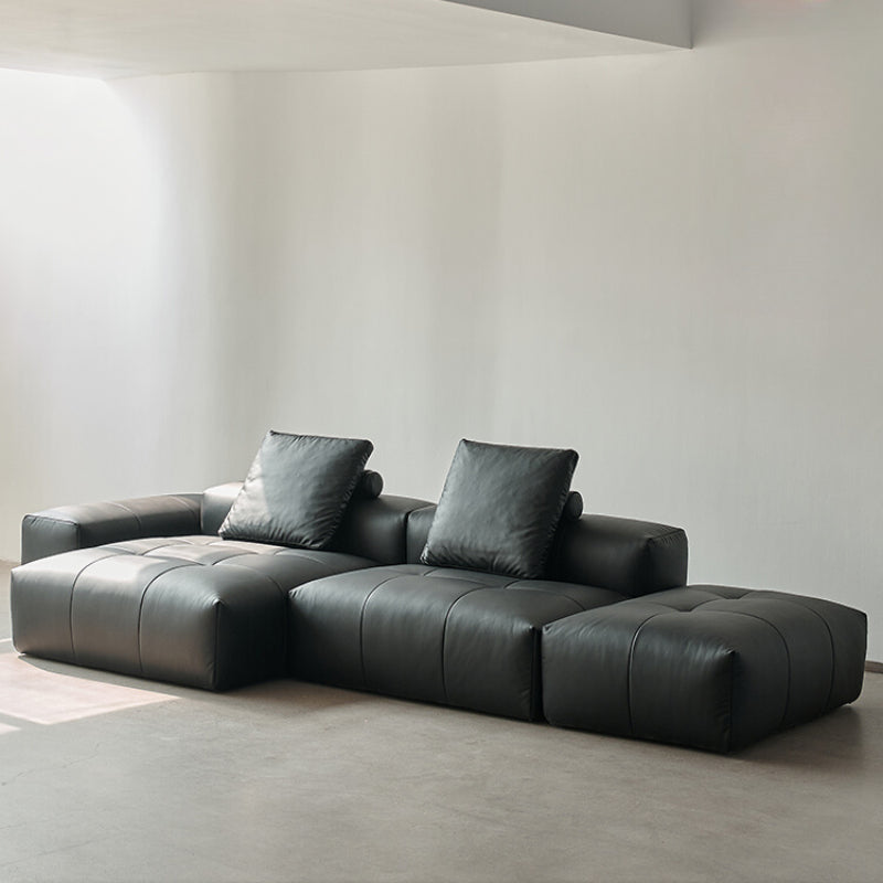 Saba Pixel Sofa Italian Minimalist Designer Villa Large Flat Living Room Leather Free Combination Module Sofa