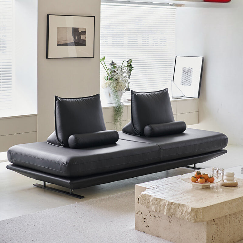 Prado Sofa Designer Small Apartment Living Room Leather Sofa Straight Row Double-sided Sofa