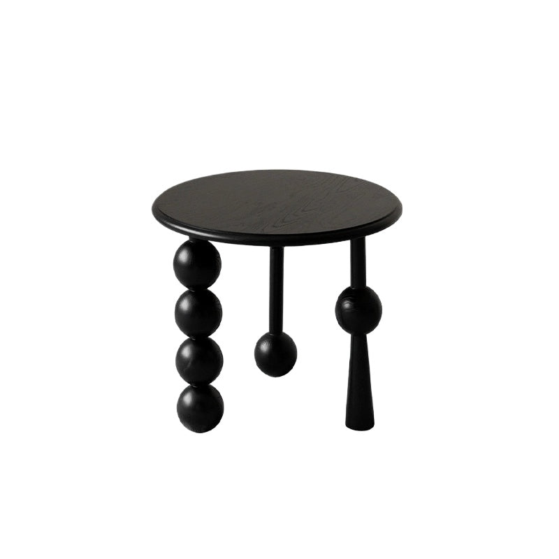 Mittelalterlicher kleiner Couchtisch aus Massivholz, Designer-Sofa-Beistelltisch, kreativer, leichter Luxus-High-End-Kleintisch 