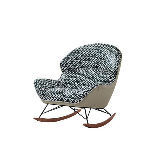 Cream Wabi Wind Ins Popular Rocking Chair Adult Leisure Recliner Living Room Balcony Small Apartment Rocking Chair Single Sofa Chair
