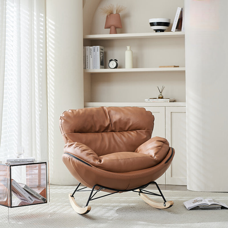 Nordic Designer Rocking Chair Adult Recliner Modern Lazy Sofa Rocking Chair Balcony Home Leisure Ins Popular Chair