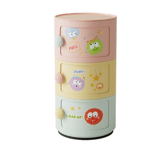 Cremefarbener Wind-Nachttisch, mittelalterlicher nordischer kleiner Wohnungsschrank, Ins-Wind-Schlafzimmer, Kinderschließfach 