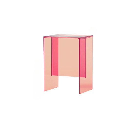 Transparent Coffee Table Stool Bathroom Net Red Side Few Nordic Sofa Corner Few Ins Wind Simple Small Table