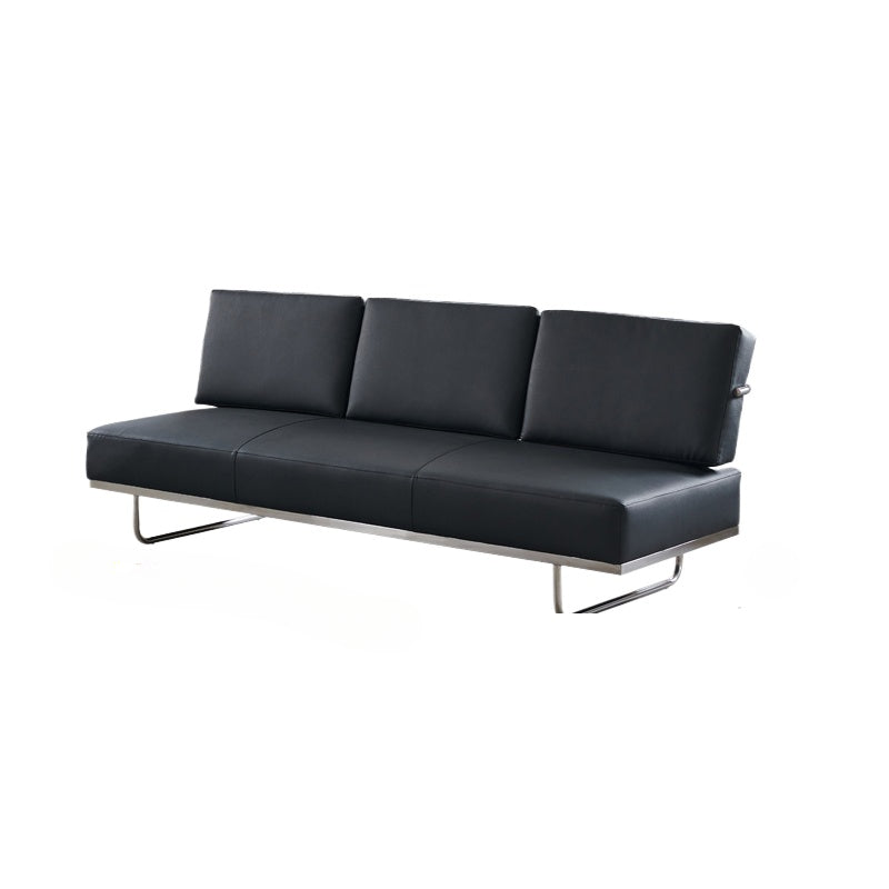 LC5 Corbusier Sofa Simple Modern Leather Office Stainless Steel Frame Studio Combination Leisure Sofa