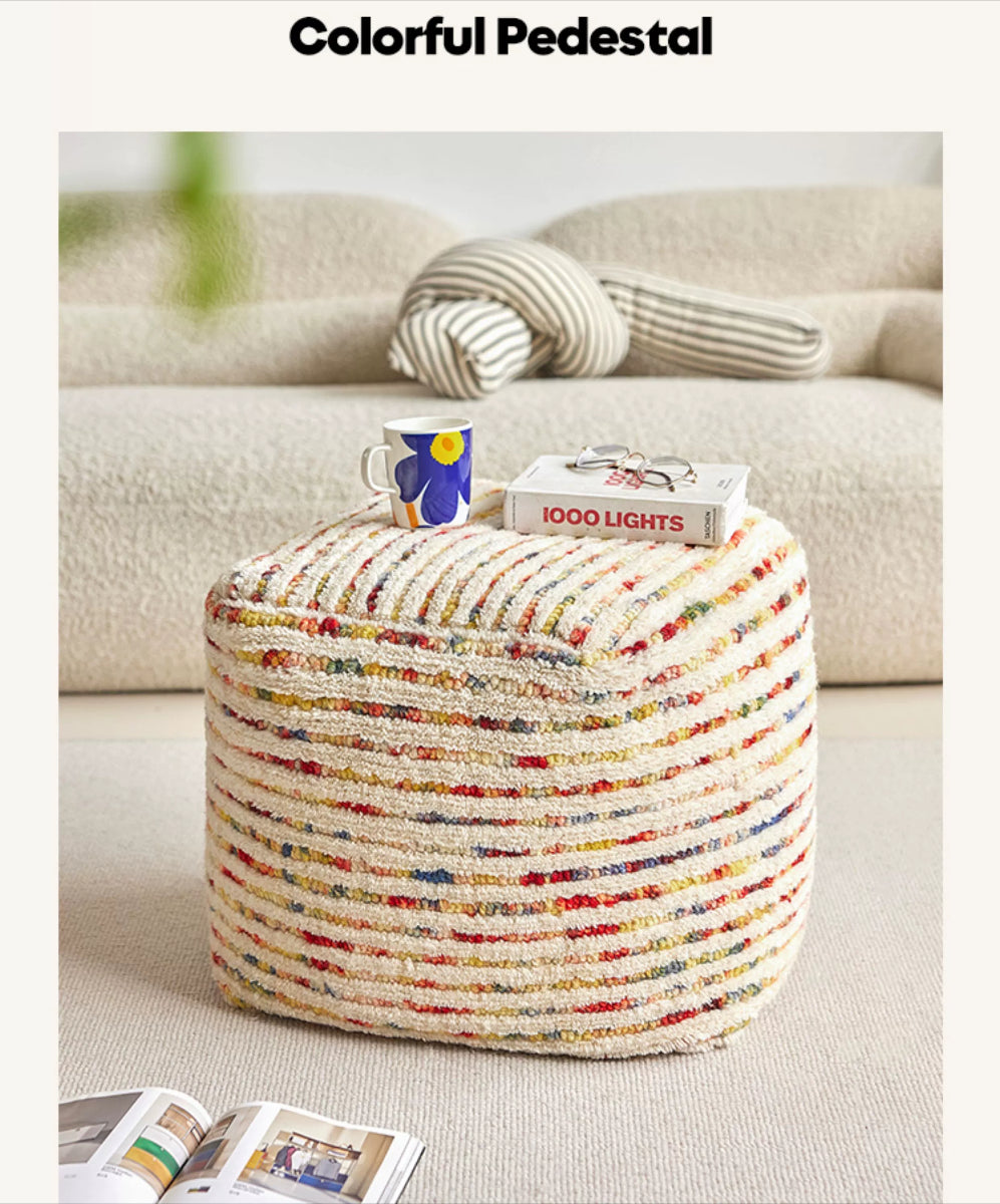 Lazy Sitting Pier Lesekissen auf dem Boden Indien Importiert Balkon Futon Handgewebt Tatami 