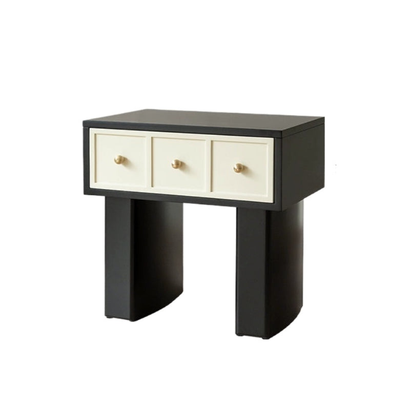 Cremefarbener Wind-Nachttisch, leichter Luxus-High-End-Haushalts-Schlafzimmer-Aufbewahrungsschrank, moderner einfacher kreativer Seitenschrank 