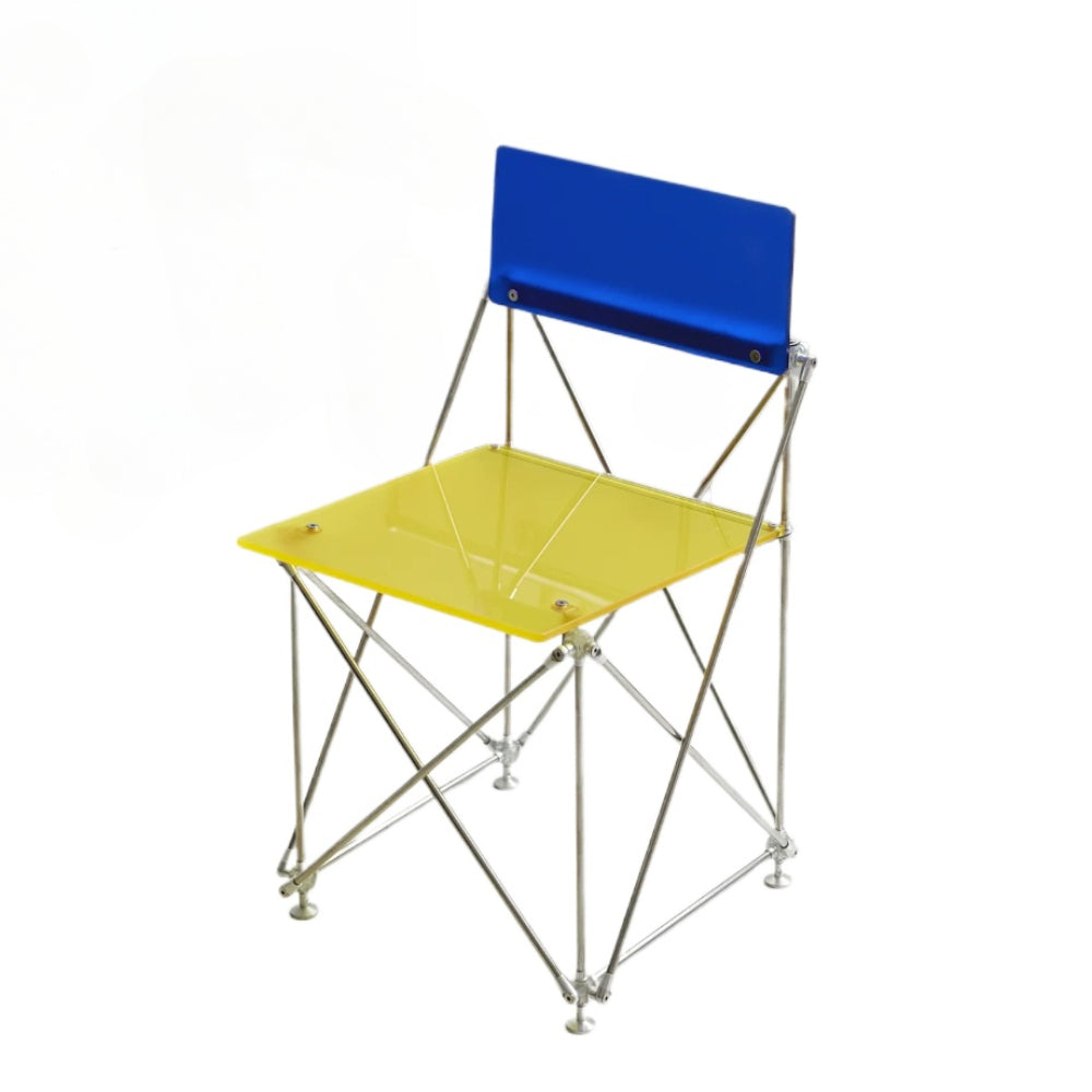 Acrylic Dining Chair Minimalist Transparent Leisure Chair Original Designer Chair Home Creative Ins Style