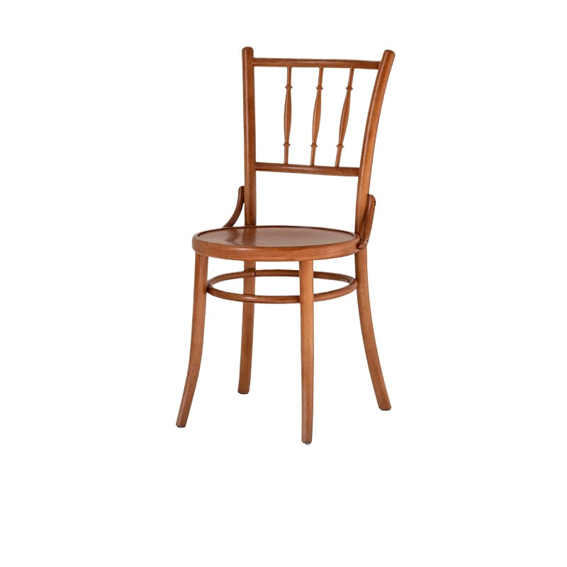 Retro Rattan Esszimmerstuhl Massivholz Rückenlehne Stuhl Home Designer TON378 Stuhl Nordic Ins Stil 