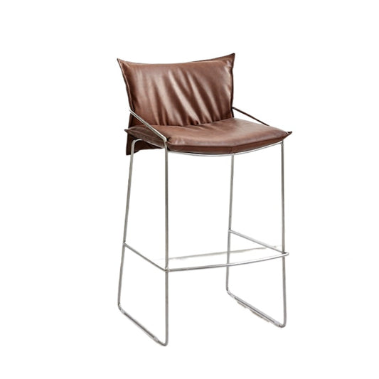 Soft Bag Barstuhl Licht Luxus High Sense Home Island Stuhl Kreativer Retro Schmiedeeisen Hochstuhl Designer 