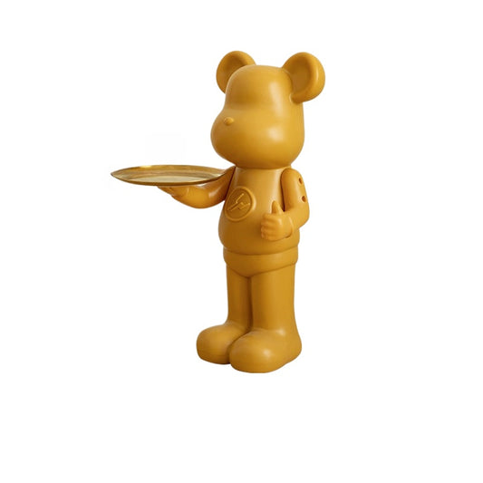 Violent Bear Coffee Table Ornament Floor Tray Sofa Edge Several Ins Popular Storage Living Room Decoration