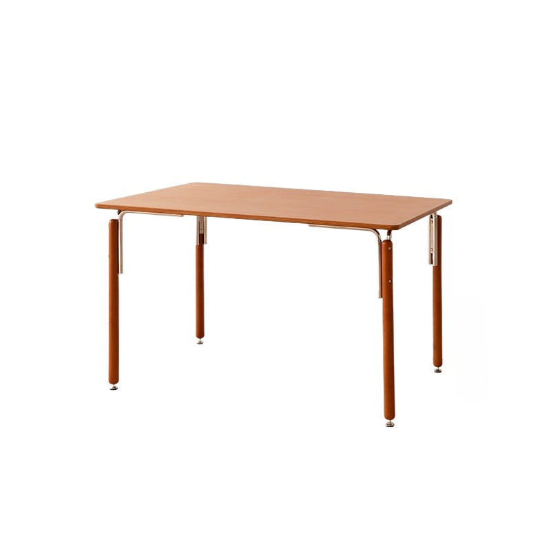 Mittelalterlicher Esstisch aus Massivholz, leichter Luxus-Esstisch der Spitzenklasse, einfacher Designer-Schreibtisch für kreatives Büro