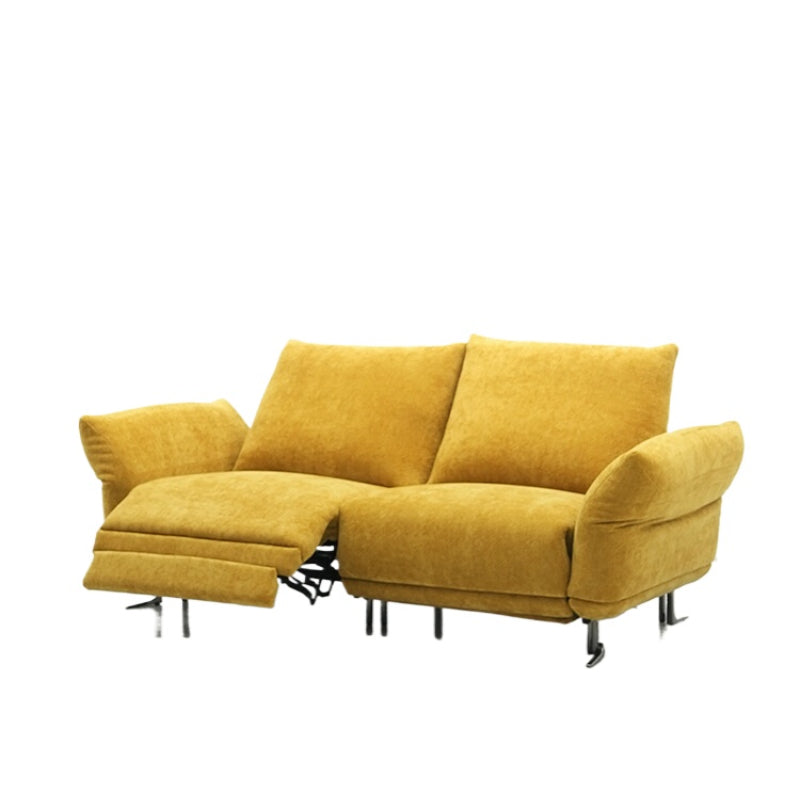 Electric Petal Sofa Minimalist Light Luxury Large and Small Apartment Living Room Straight Row Chenille Fabric First Class Functional Sofa