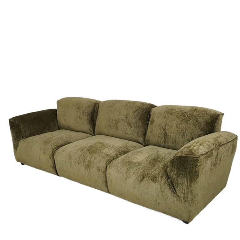 Grande Sofa Living Room Italian Minimalist Three-person Straight Row Adjustable Movable Backrest Dismantling and Washing Fabric Sofa