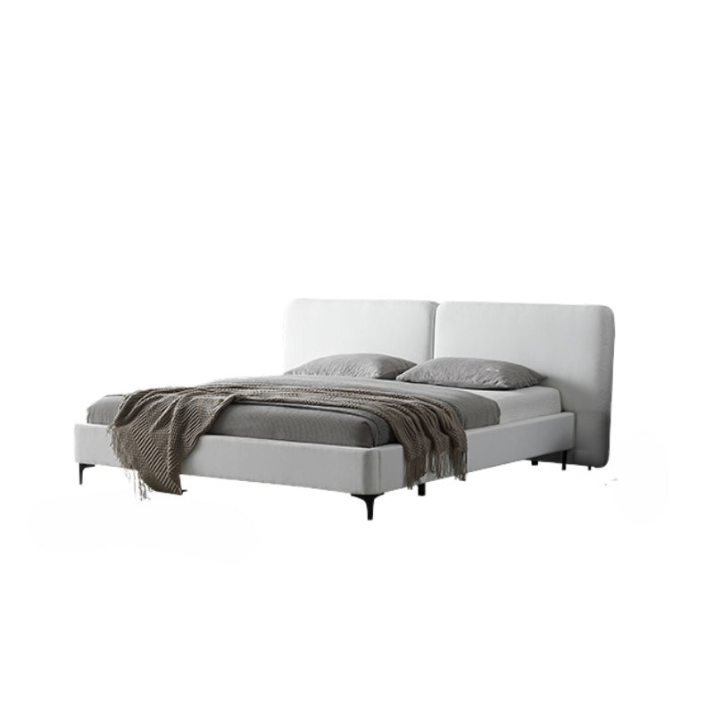 Italian Minimalist Master Bedroom Bed Modern Minimalist Bedroom 1.8 Meters Double Soft Bag Fabric Leather Light Luxury Bed Wedding Bed