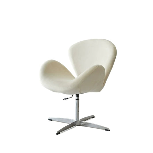 Einzigen computer stuhl rotierenden ins schwan stuhl casual einfache creme stil dressing stuhl 
