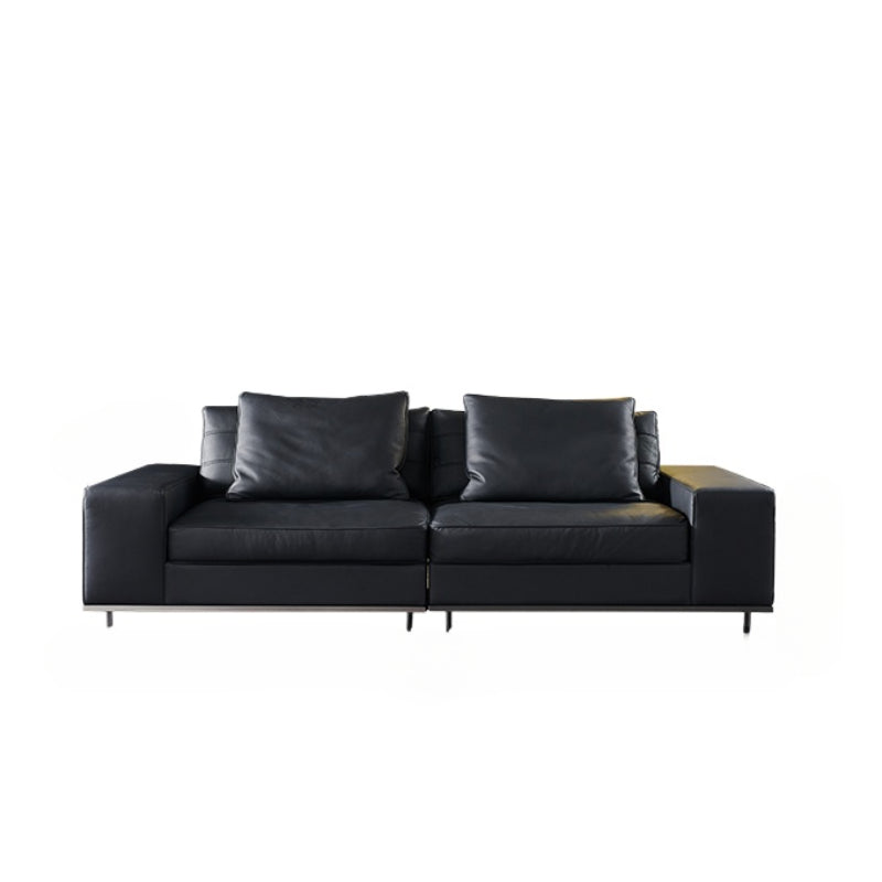 Italian Light Luxury Leather Large Flat-floor Villa Designer Module Combination Filic Lawrence Lawrence Sofa